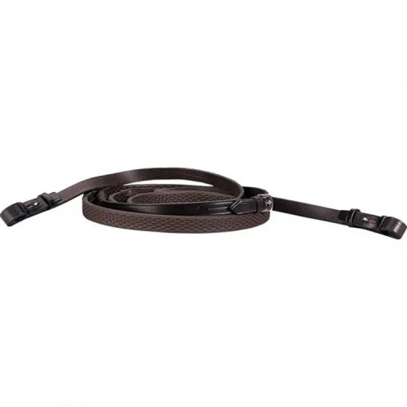 English Leather Bio Grip Reins Brown